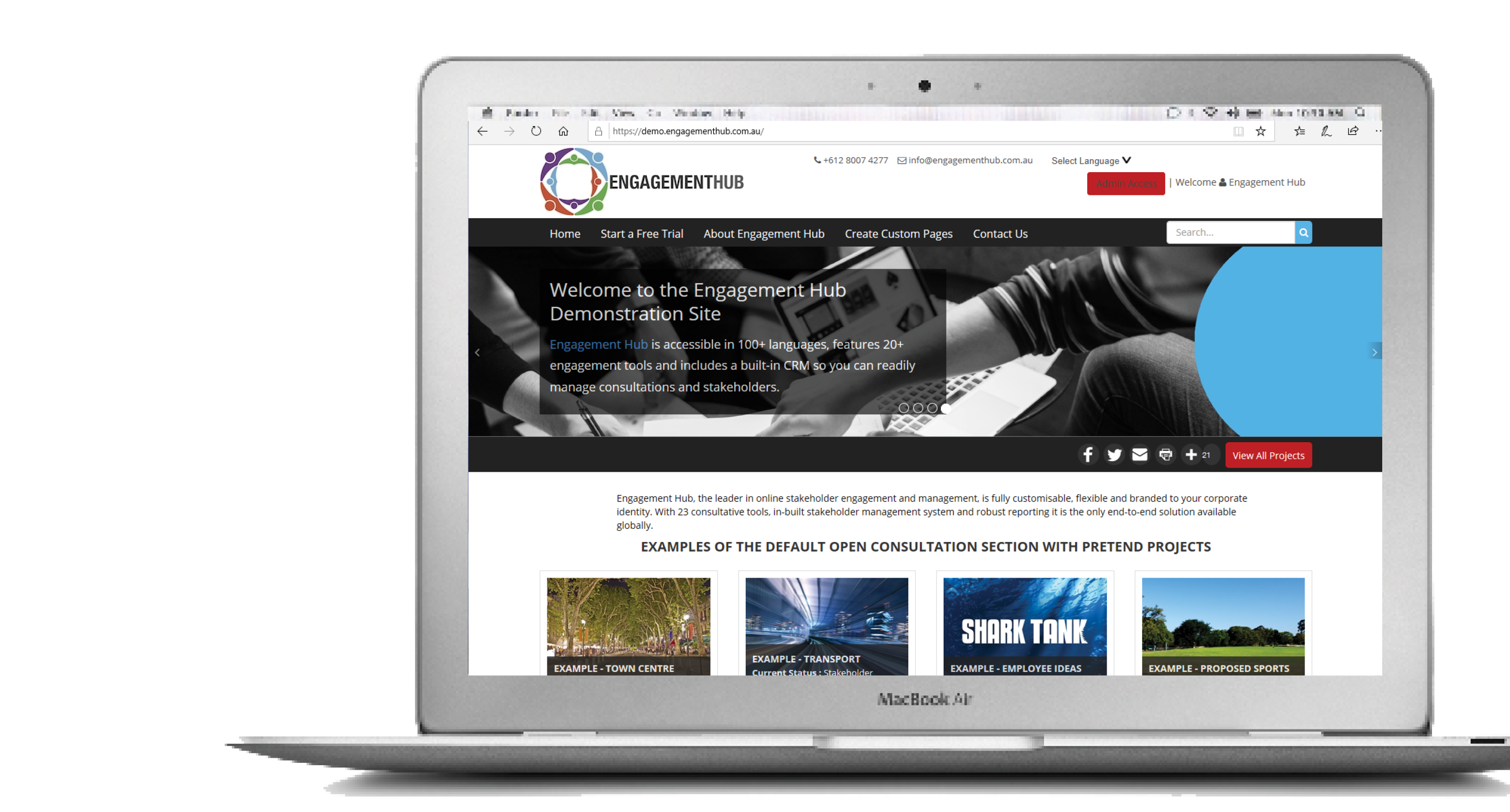 Online Community Engagement Software Stakeholder Feedback Tool